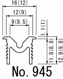 ypԁzV^tbg[(Εt)@No.945(12~12mm)@2730mm