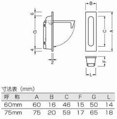 【廃番】箱型回転取手　No.361